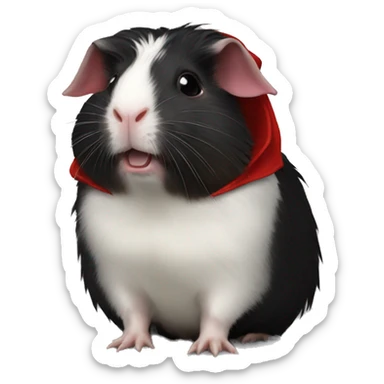 vampire guinea pig sticker