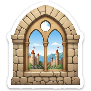 castle window sticker