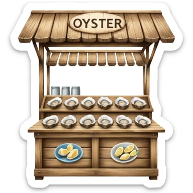 oyster stand sticker