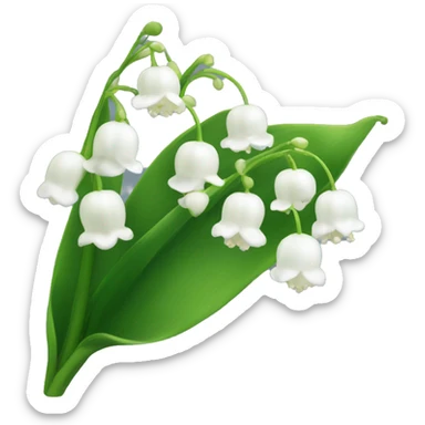 lily of the valley sticker