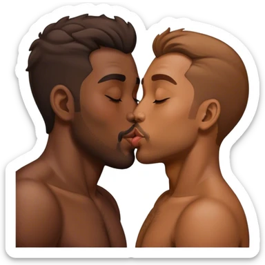 Drake kissing drake sticker