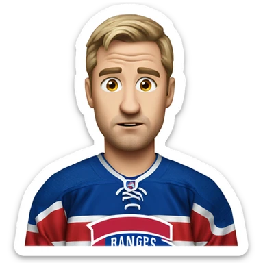 Upset New York Rangers fan  sticker