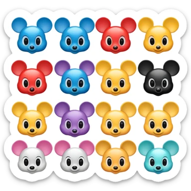 Orejas Disney muy originales solo las orejas sticker