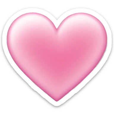 Pink heart sticker