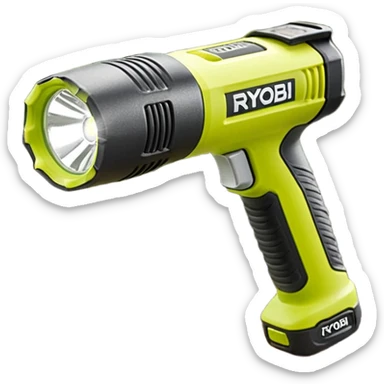 RYOBI P705 One+ - Linterna LED de iones de litio de 18 V, 130 lúmenes sticker