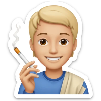 Peux tu me faire un fumeur de joint  sticker