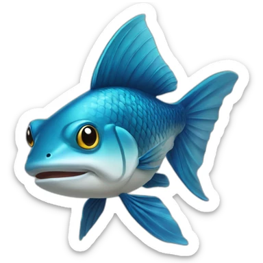 Poisson mérou sticker