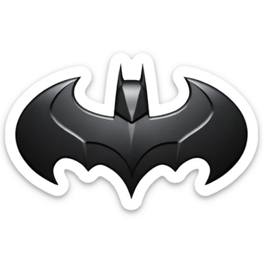 batman logo sticker