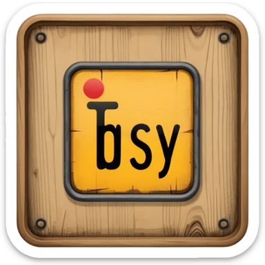 Sign with the letters “busy” on it sticker