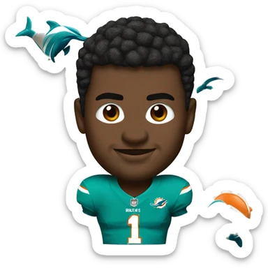 Miami Dolphins sticker