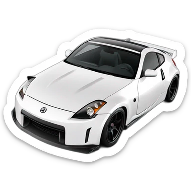 350z drift tuning red sticker
