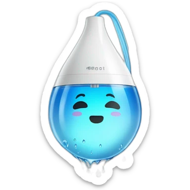 Anti-gravity Water droplets Humidifier  sticker