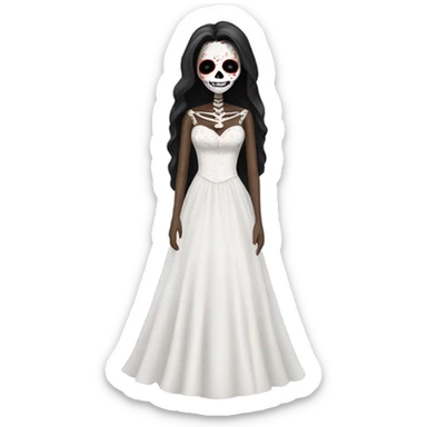 Muerte vestida de novia sticker