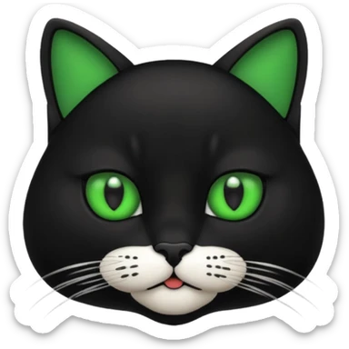 Baddie cat sticker
