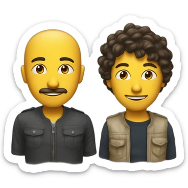 cœur séparé en deux sticker