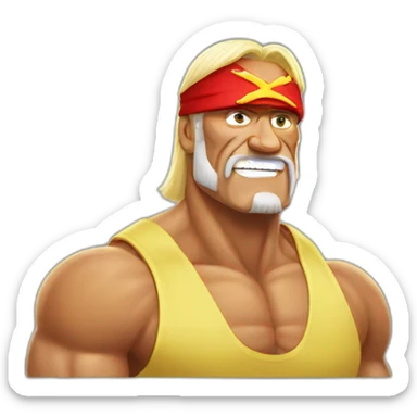 Hulk hogan sticker