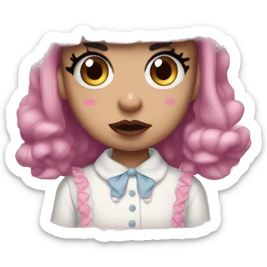 Melanie Martinez pink nymth creature sticker