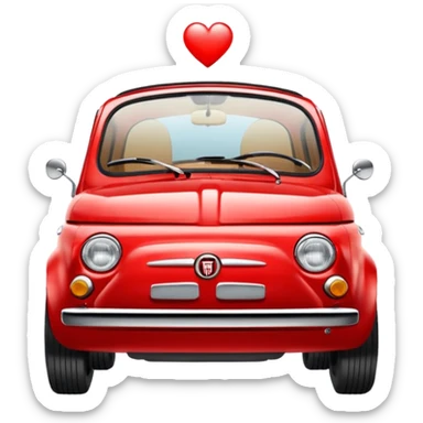 Fiat 500  sticker