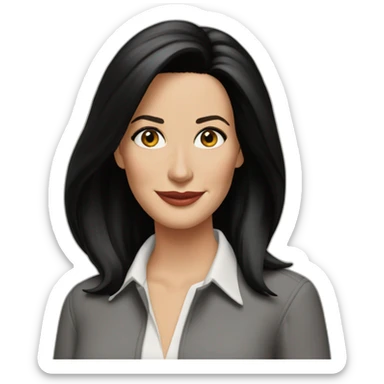 photo-real-Monica Geller sticker