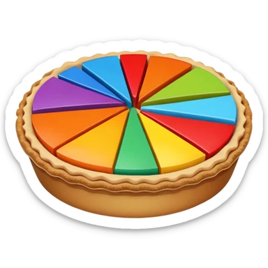pie chart sticker