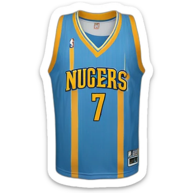 Denver Nuggets Retro jersey Carmelo Anthony sticker