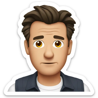 Chandler bing sticker