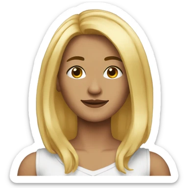 brakence shoulder length hair sticker