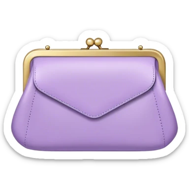 Lilac clutch  sticker