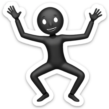 Dançando stickman  sticker