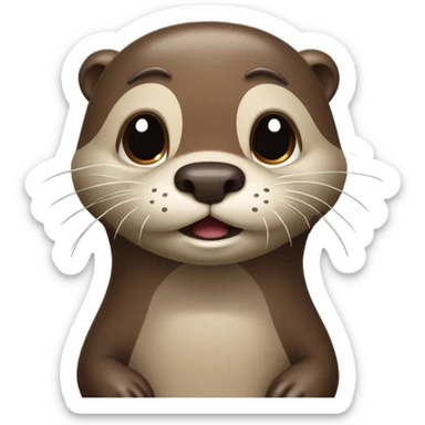 Facepalm Sea Otter sticker
