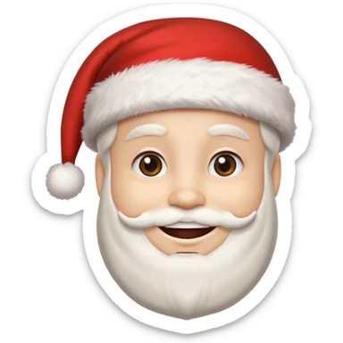 create a realistic emoji of a logistic person saying merry christmas sticker