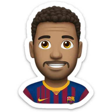 Barca real sticker