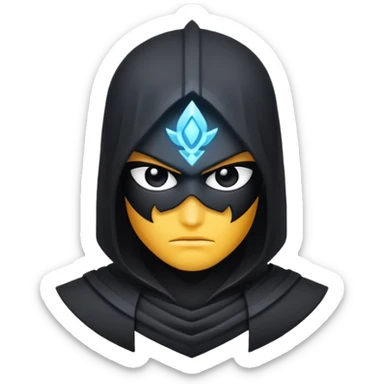 It’s dark it has aura it has a strong ego it represents strength and honor power  sticker