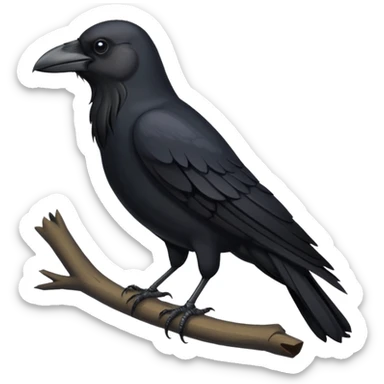 Crow sticker
