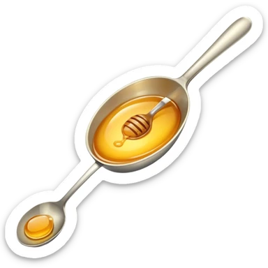 spoon with honey sticker