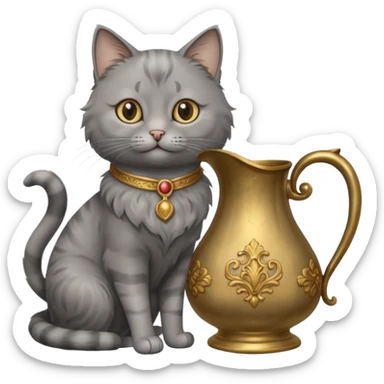 Mujhe Billi aur lauta ki kahani banakar do sticker