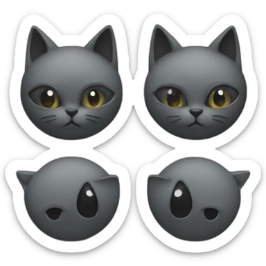 thief cat sticker