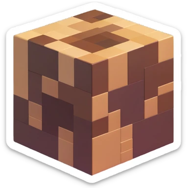 minecraft block sticker
