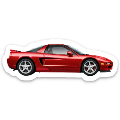 honda acura nsx 1997 sticker