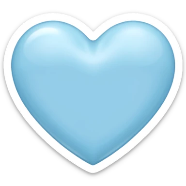 “💕” in light blue  sticker