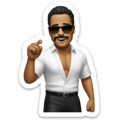 A bird salt bae sticker