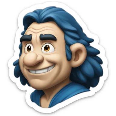Gargamel-from-the-smurf sticker
