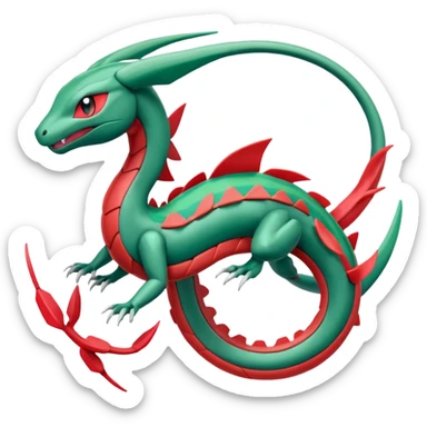 Meloetta-Rayquaza-Salamence-Pokémon-Fakémon-creature sticker