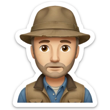 artur morgan from rdr sticker