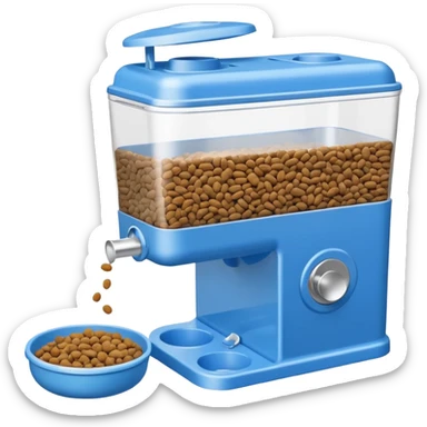 dog food dispenser sticker