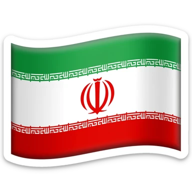 shir o khorshid iranian flag sticker