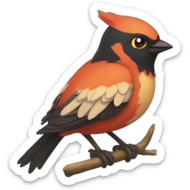 Fletchling sticker