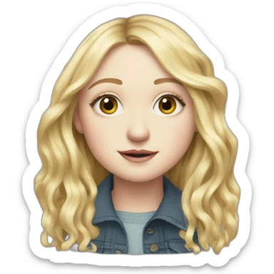 Dakota Fanning sticker