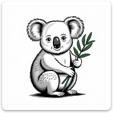 Koala sticker