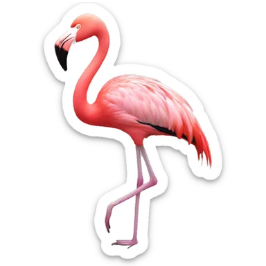 Flamingo sticker
